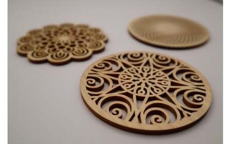 M483　紀州ひのきコースター人気セット