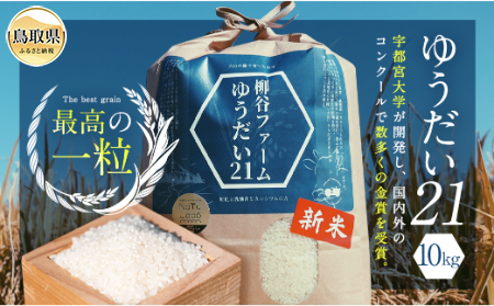D24-168 <令和7年産> 特別栽培米 柳谷ファームのゆうだい21白米10㎏【数量限定】