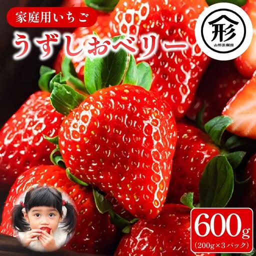 いちご うずしおベリー 3パック 600g いちご