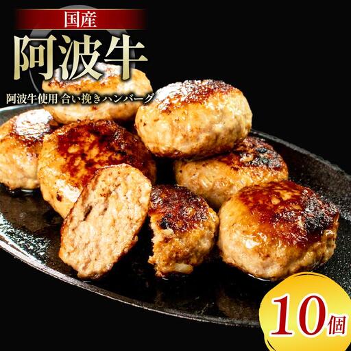 阿波牛 入り ハンバーグ 10個