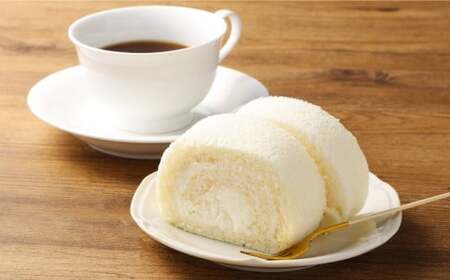 白壁ロール 1本 お菓子 菓子 スイーツ ロールケーキ ケーキ 米粉 冷凍 【えひめの町(超)推し!(内子町)】 (487)