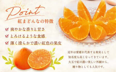 愛媛の旬の柑橘 「紅まどんな」約1.7kg 4L～Lサイズ 6～10個（青マル以上）  紅まどんな 紅マドンナ まどんな マドンナ みかん ミカン 蜜柑 果物 くだもの フルーツ 柑橘 柑橘類 かんきつ 愛媛果試第28号 常温 国産 愛媛 愛媛県 先行予約 【12月頃発送】 （11-1）