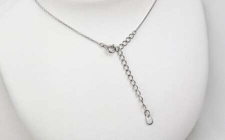 パール ステーションネックレス 5珠 6.0～6.5mm 真珠 アクセサリー （855）