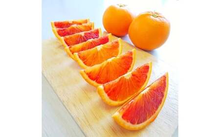 【希望の島】 ブラッドオレンジ 特選品 中玉 2kg 愛媛県 松山市 中島産 オレンジ 柑橘 贈答用 果物 くだもの フルーツ デザート 国産 常温 【2026年3月上旬～4月下旬迄順次発送予定】（1021）