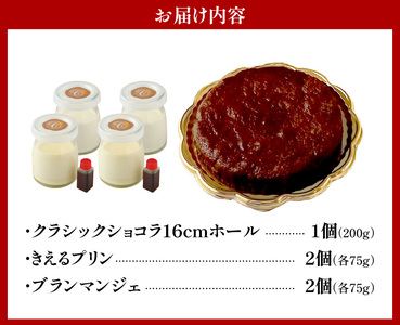 名古屋コーチンの卵を使ったスイーツセット [043C08]