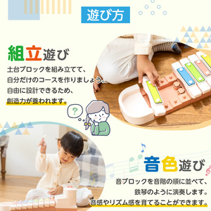 ころころブロッケン 鉄琴 知育玩具 E-TOO [150A01]