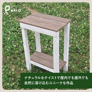 エイジングアンティーク調 ガーデンスタンドL[161P02]　花台 ガーデニング雑貨 花台 フラワースタンド ガーデニング ディスプレイスタンド 台 屋外 ベランダ リビング 室内 玄関先