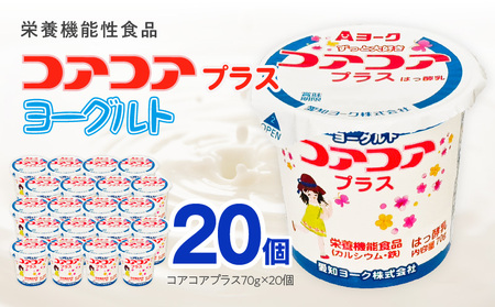 愛知ヨーク　コアコアプラスヨーグルト　20個入　（栄養機能性食品）［108A08］