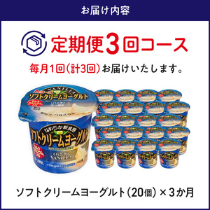 【3ヶ月定期便】愛知ヨーク　ソフトクリームヨーグルト　20個入［108A09-T］