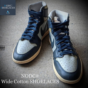 NODC Wide Cotton SHOELACES ３セット［173N23］