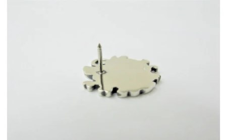 織田信長公 揚羽蝶家紋ブローチ[016K13]