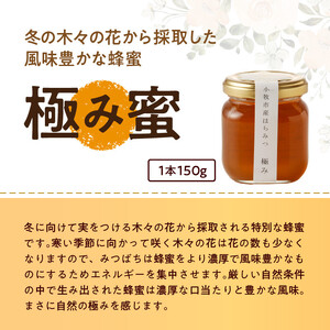 ＜国産＞新蜜＆極み 桃畑で作った完熟非加熱はちみつ2種（150g×2個）【愛知県小牧市】ギフト [055A14]桃畑はちみつ 完熟はちみつ 純粋はちみつ 非加熱はちみつ さわやかはちみつ
