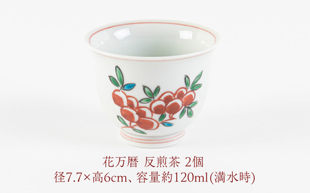 【有田焼】【其泉】花万暦 茶器セット（ウーロンポット1点/反煎茶2点/計3点セット） / 佐賀県 / 株式会社賞美堂本店 [41APAQ019]