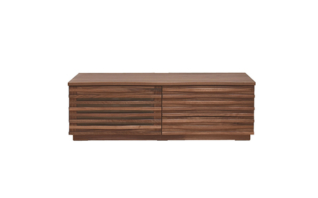 【開梱・設置付】Ripple（リップル）120TVスタンド（台輪タイプ）ウォールナット / 佐賀県 / レグナテック株式会社 [41AACK006]