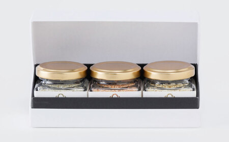 こな柚子こしょう 彩り3種セットGift Box 柚子胡椒 / 佐賀県 / 川原食品株式会社 [41AABD002]