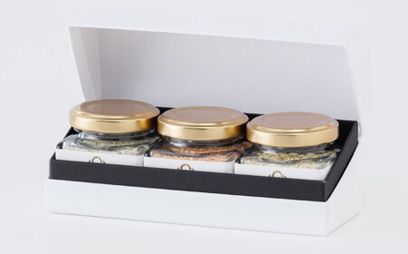 こな柚子こしょう 彩り3種セットGift Box 柚子胡椒 / 佐賀県 / 川原食品株式会社 [41AABD002]