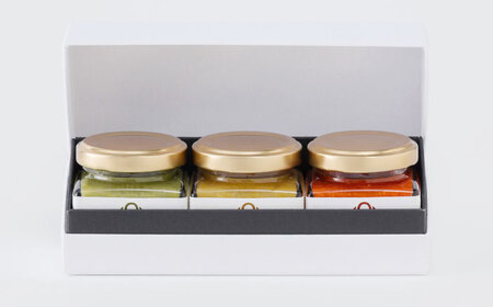 なま柚子こしょう 彩り3種セット / 佐賀県 / 川原食品株式会社 [41AABD003]