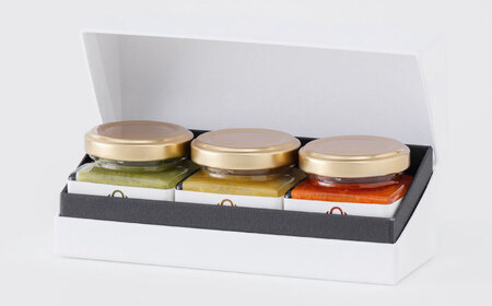 なま柚子こしょう 彩り3種セット / 佐賀県 / 川原食品株式会社 [41AABD003]