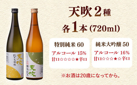 【The SAGA 認定酒 】天吹 2種類飲み比べ 720ml×2本 / 日本酒 お酒 銘酒 地酒 純米大吟醸 特別純米 / 佐賀県 / 天吹酒造合資会社 [41ANCX002]