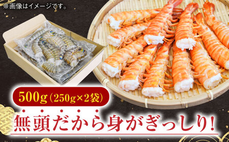 【加熱用】伊万里特産 無頭冷凍車海老 計500g（250g×2袋）/ エビ 国産 / 佐賀県 / 株式会社 拓水 伊万里クルマエビセンター [41AEAJ008]