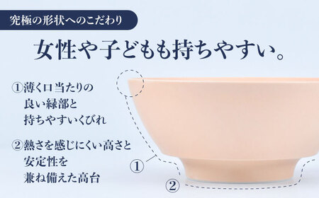 【ロマ佐賀】【有田焼】究極のラーメン鉢 レンゲセット ブルー オレンジ ペア / 焼物 ラーメン鉢 丼ぶり / 株式会社まるぶん [41APCD052]