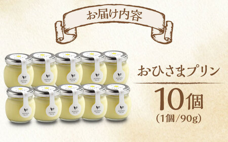 平飼いたまご使用！たまごやさんのおひさまプリン 10個 / 佐賀県 / 本間農園 [41AJAA005]