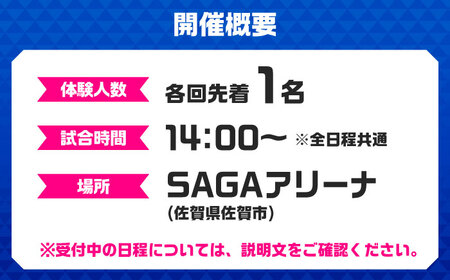 【体験】【限定1名】SAGA久光スプリングス ホームゲームでの始球式実施 / 佐賀県 / SAGA久光スプリングス株式会社 [41ACAB003]