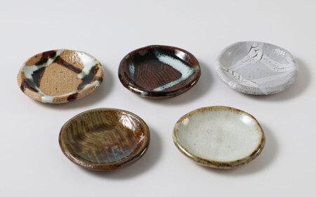 [唐津焼] 豆皿5客セット / 唐津焼 食器 / 佐賀県 [41ABAC004]