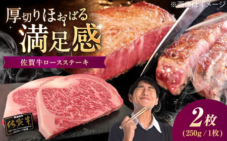 佐賀牛 ロースステーキ 500g（250g×2枚） / 佐賀県 / 織田精肉店 [41ADAB002]
