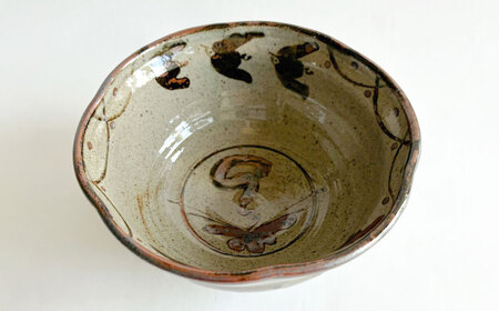 【唐津焼】絵唐津松竹梅文飯碗 / 佐賀県 / 太兵衛窯[41ADBR043]