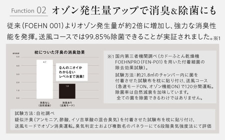 cado 布団乾燥機 FOEHN PRO フェーンプロ ストーンブラック / 家電 国産 日本製 / 佐賀県 / 株式会社カドー [41ANAE020]