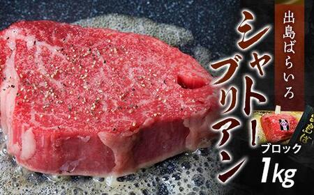 【AB474】長崎和牛 出島ばらいろ シャトーブリアンブロック　約１kg
