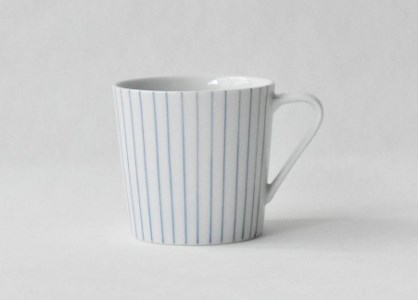 【波佐見焼】es mug　ストライプ BU 【西海陶器】1　19579