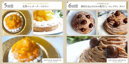 【全6回定期便】「贅沢スイーツが毎月届く！」大人のスイーツ 定期便/ 心優 －Cotoyu Sweets－