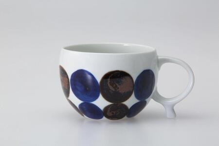 【波佐見焼】容量３５０ｍｌマグカップ　コ　リエ【西海陶器】１　２４３５２