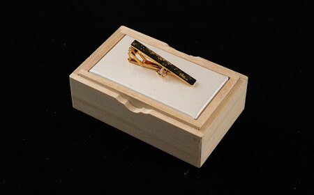 肥後象嵌 ネクタイ止め(桜)