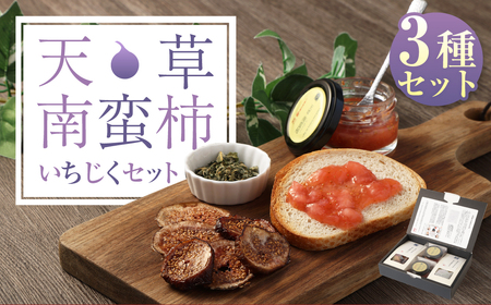 【天草南蛮柿】 いちじく セット  （いちじくジャム2瓶・ドライいちじく1袋・イチジク葉の茶5パック）3種  南蛮柿 ジャム ドライフルーツ お茶 茶葉 