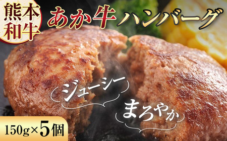 熊本和牛 あか牛ハンバーグ 150g×5個 合計約750g あかうし ハンバーグ 牛肉 肉 お肉 熊本県産 国産