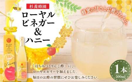 ローヤルビネガー＆ハニー （500ml） ／  りんご酢 リンゴ酢 酢 お酢 ビネガー はちみつ ハチミツ 蜂蜜 ローヤルゼリー 常温