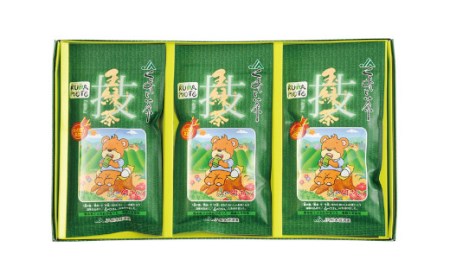 森のくまさん玉緑茶「技」100g×3本 緑茶 日本茶 お茶