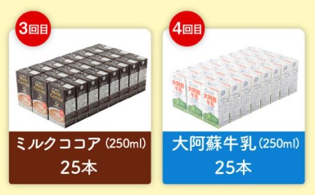 【6ヶ月定期便】らくのうマザーズ250ml×24本×6回 6種類 よりどり定期便 常温保存可能