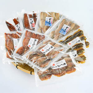 四代続く 秘伝のたれ みりん 干し セット （合計5種・44枚以上） アジ サバ カマス 鯵 鯖 魚 国産 おかず 惣菜 セット 詰め合わせ 簡単 調理 小分け 個包装 海鮮 【opaz001】【田辺海産】