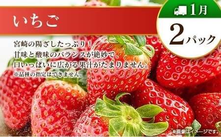 【奇数月 6回定期便】旬 人気 フルーツ 南国宮崎産 マンゴー ピオーネ いちご みかん メロン 日向夏 柑橘 ぶどう 果物 詰め合わせ 宮崎県 九州<C-1コース M310>