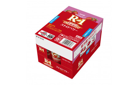 【定期便6ヶ月】明治 R-1 ストロベリー 24本 ドリンクタイプ プロビオ ヨーグルト【明治 R-1 R1 定期便 ストロベリー いちご ヨーグルト 乳酸菌飲料 明治 R-1 R1 R-1 R1 定期便 ドリンク ヨーグルト R-1 R1 ストロベリー いちご】
