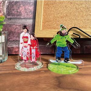 フォトキーホルダー フォトスタンド