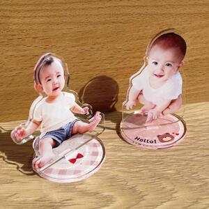 フォトキーホルダー フォトスタンド