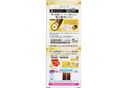 ダリヤ サロン ド プロ ヘアマニキュア・スピーディ<ダークブラウン>3個セット