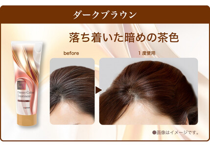 ダリヤ サロン ド プロ ドレッシーカラートリートメント<ダークブラウン>3個セット