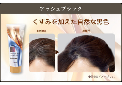 ダリヤ サロン ド プロ ドレッシーカラートリートメント<アッシュブラック>3個セット