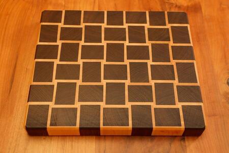 エンドグレインカッティングボード <Kuzushiウォルナット type01>【削りなおし無料】